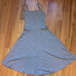 GREY SKATER DRESS